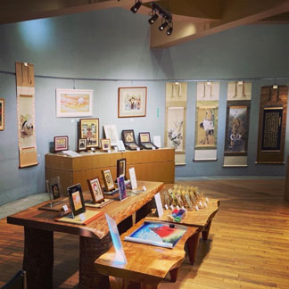 西陣織展示